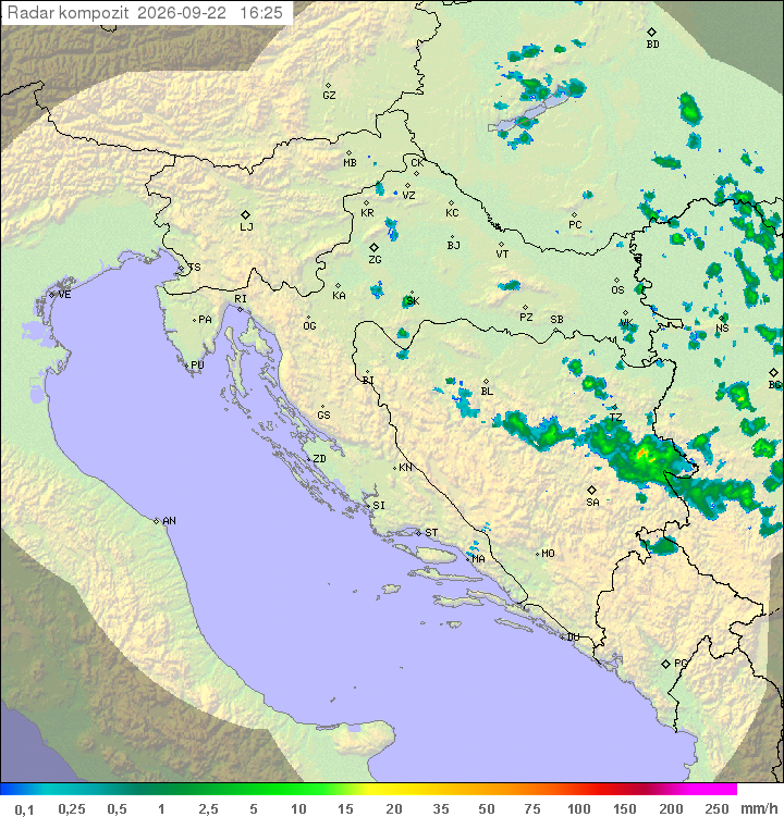 Padavine Hrvaška