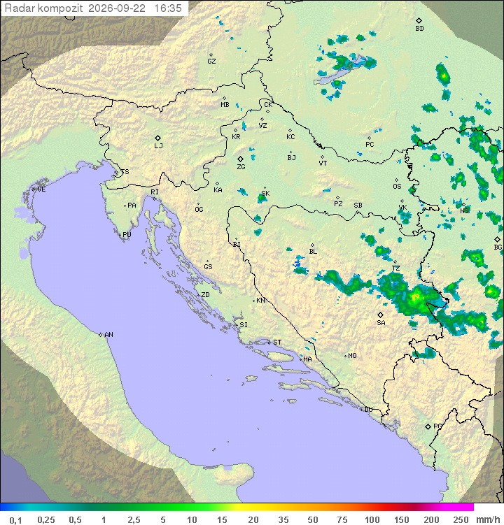 Padavine Hrvaška