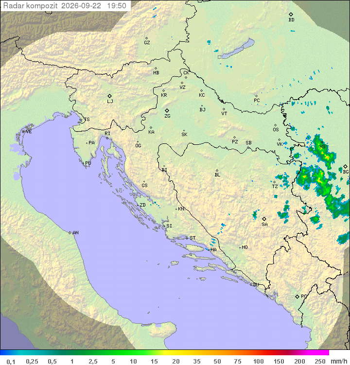 Padavine Hrvaška