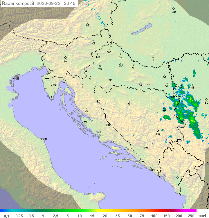 Padavine Hrvaška