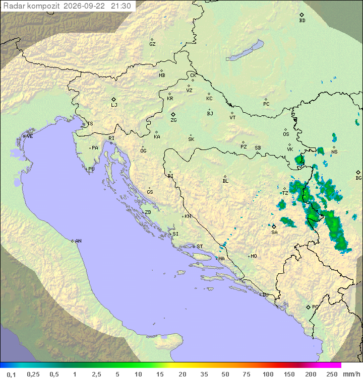 Padavine Hrvaška