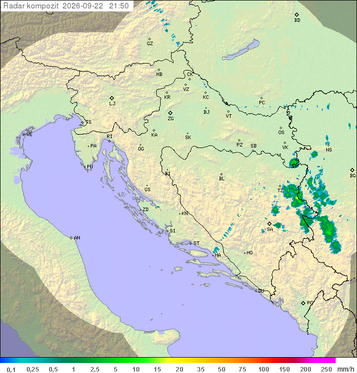 Padavine Hrvaška