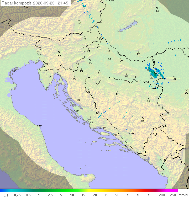 Padavine Hrvaška