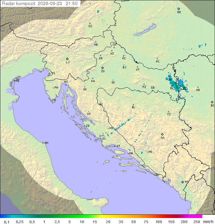 Padavine Hrvaška