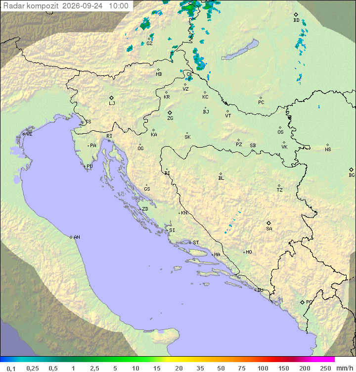 Padavine Hrvaška