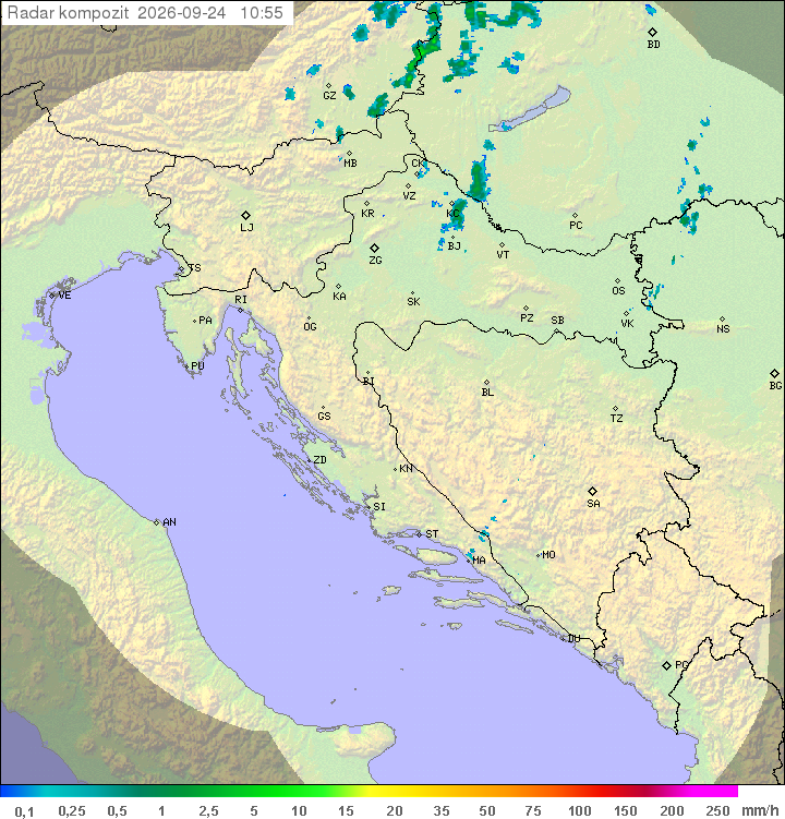 Padavine Hrvaška