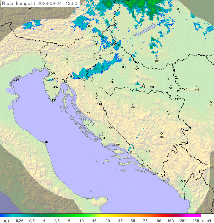 Padavine Hrvaška