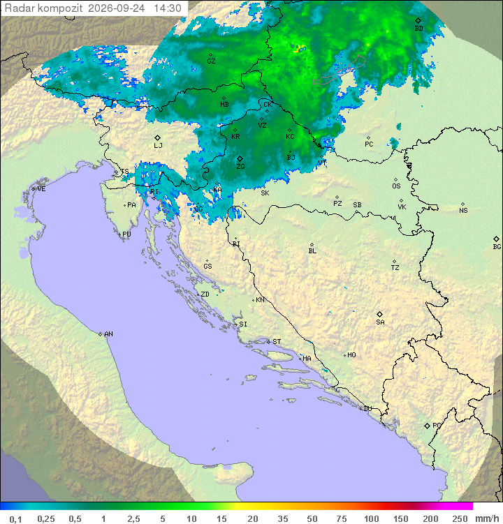 Padavine Hrvaška