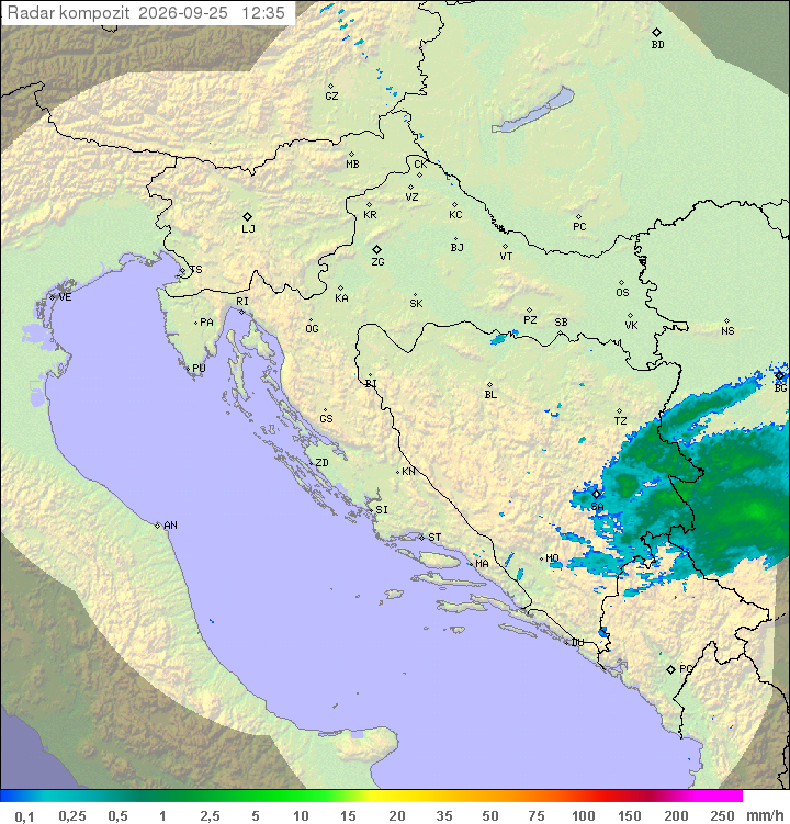 Padavine Hrvaška
