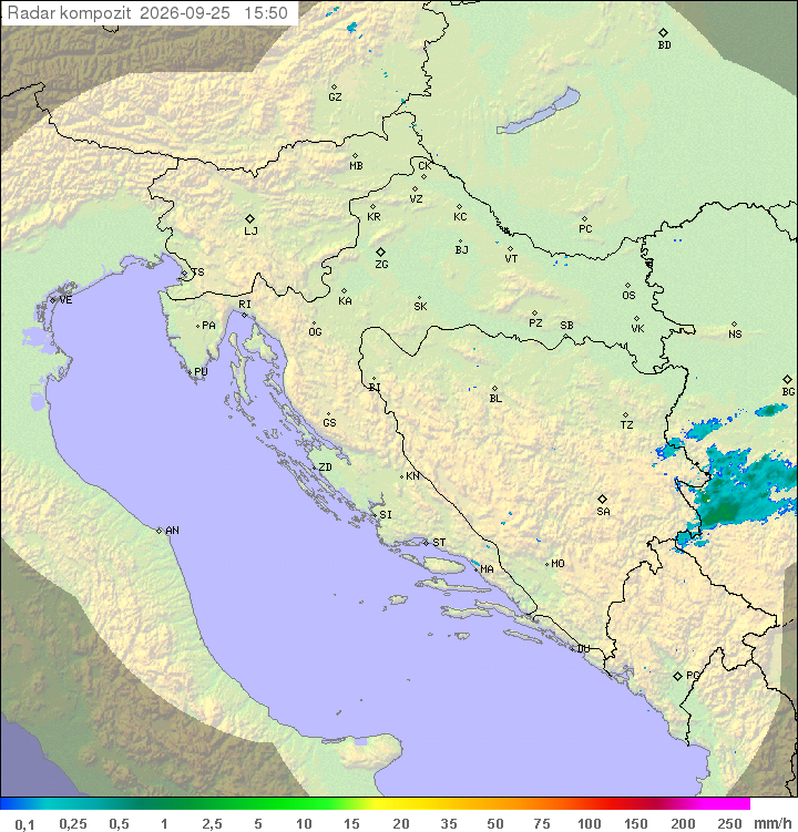 Padavine Hrvaška