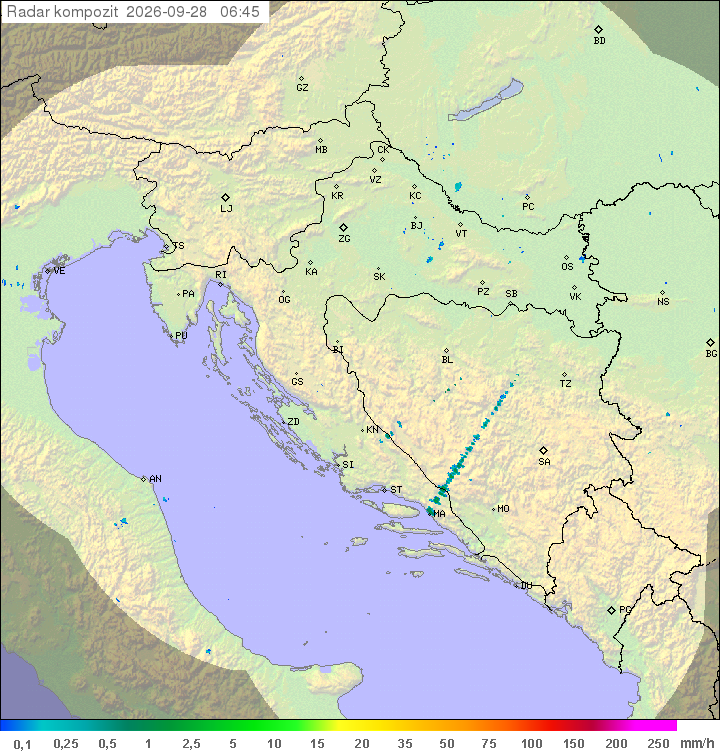 Padavine Hrvaška