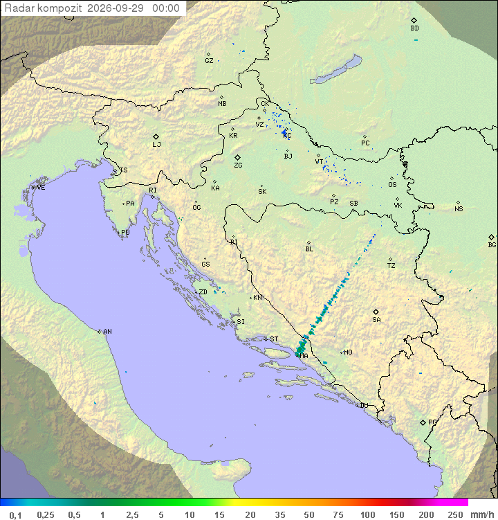 Padavine Hrvaška