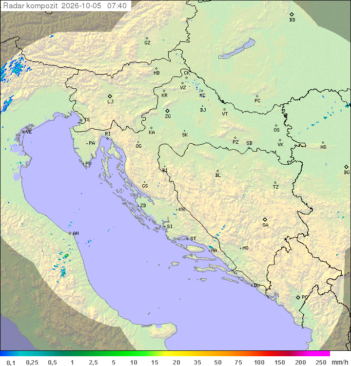 Padavine Hrvaška