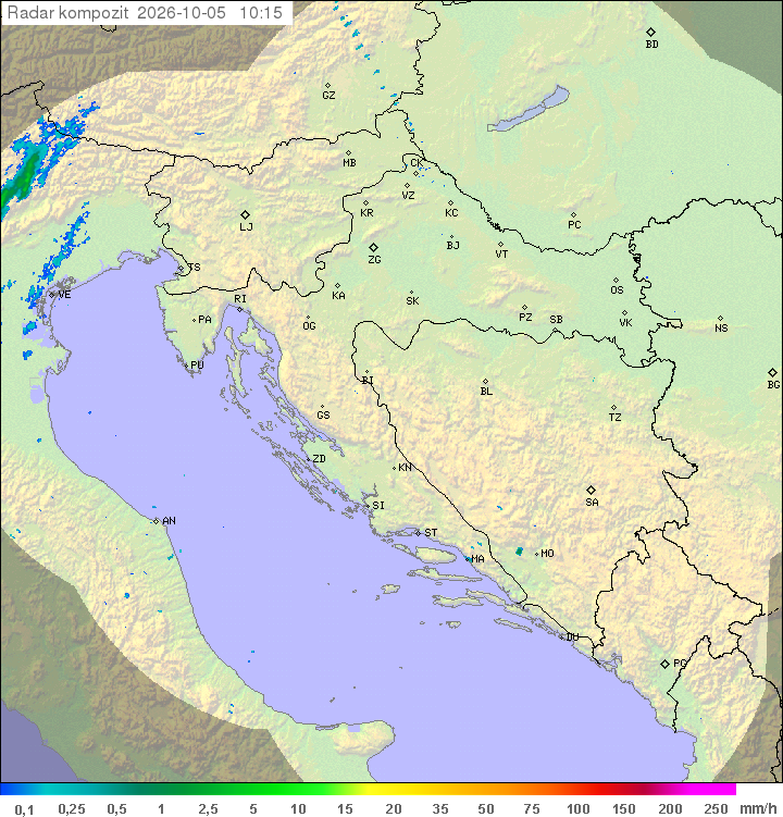 Padavine Hrvaška