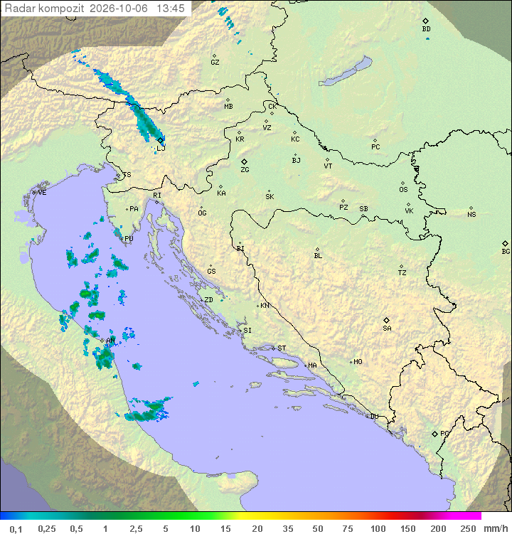 Padavine Hrvaška