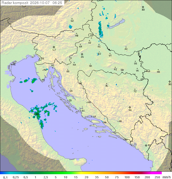 Padavine Hrvaška