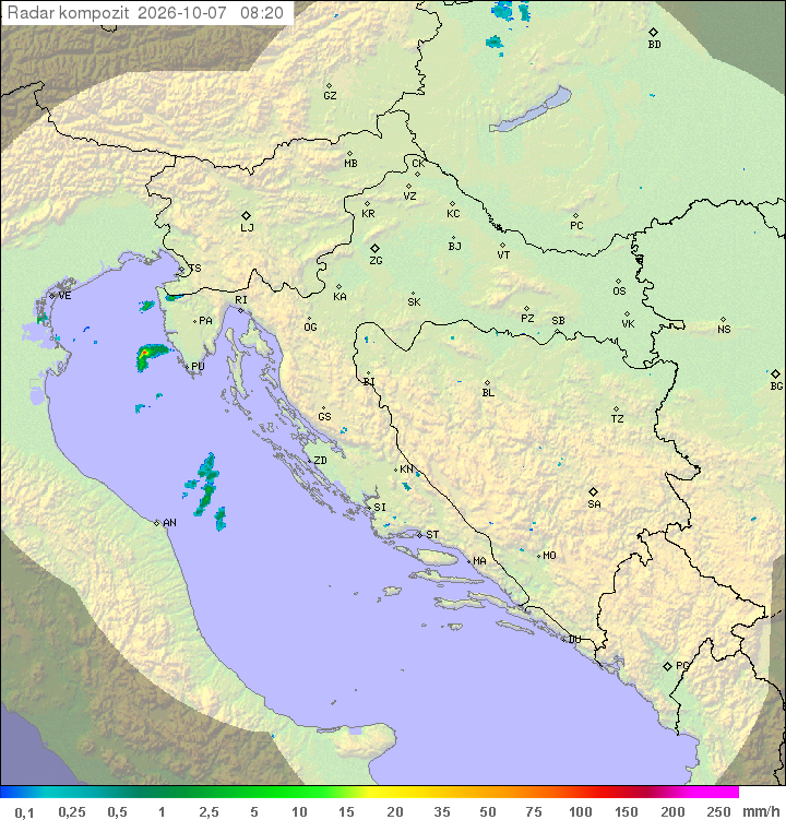 Padavine Hrvaška
