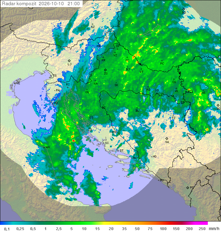Padavine Hrvaška