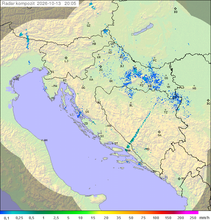 Padavine Hrvaška