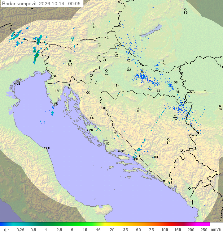 Padavine Hrvaška