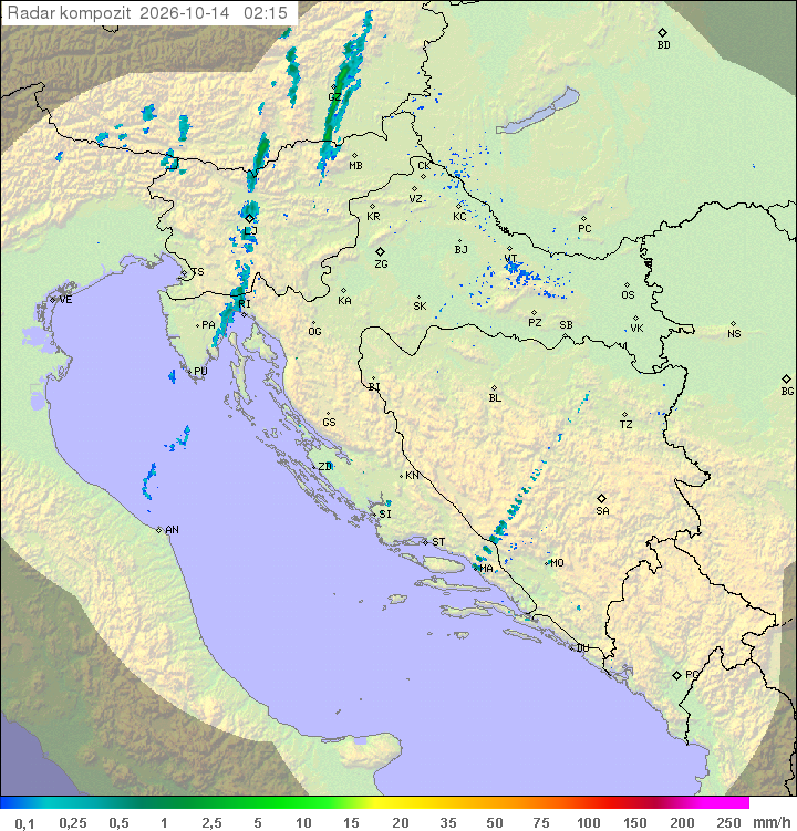 Padavine Hrvaška