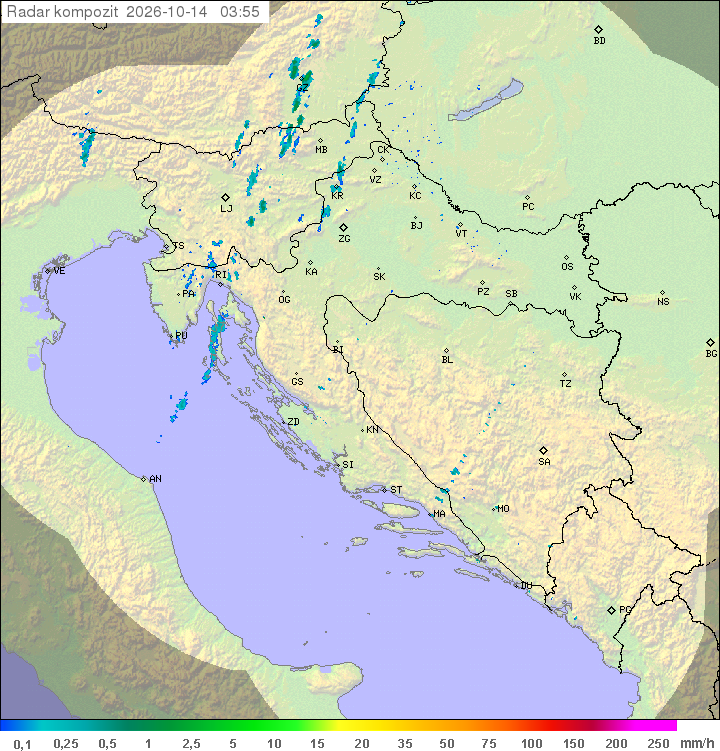 Padavine Hrvaška