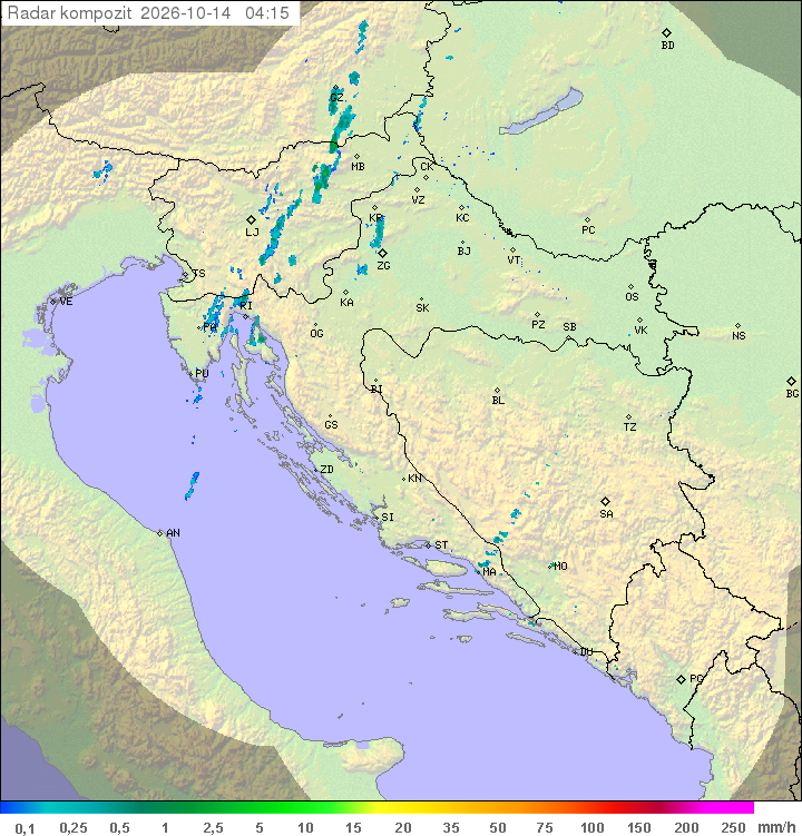 Padavine Hrvaška