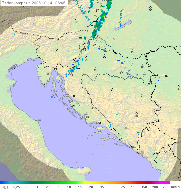 Padavine Hrvaška