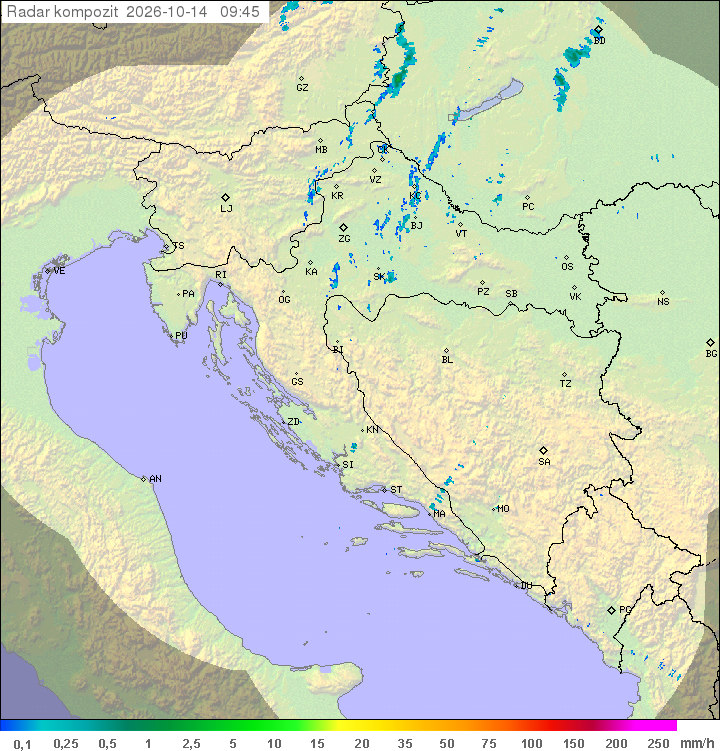 Padavine Hrvaška