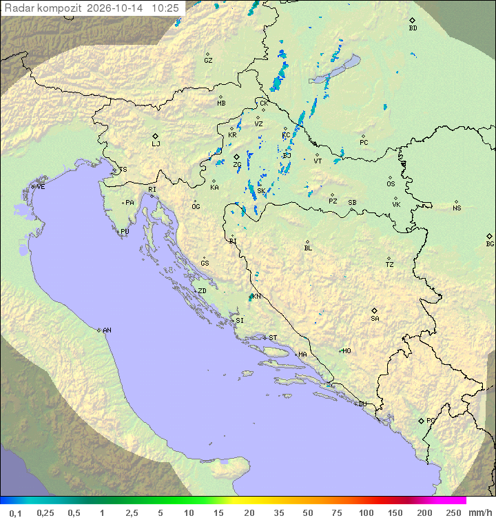 Padavine Hrvaška
