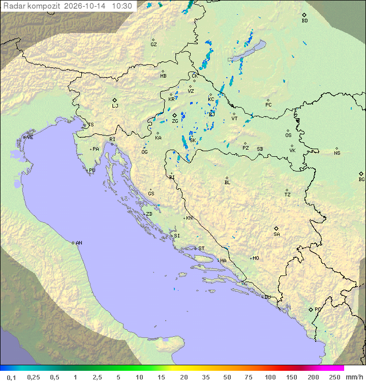 Padavine Hrvaška
