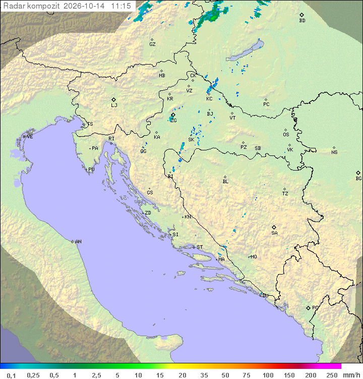 Padavine Hrvaška