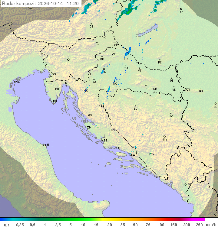 Padavine Hrvaška