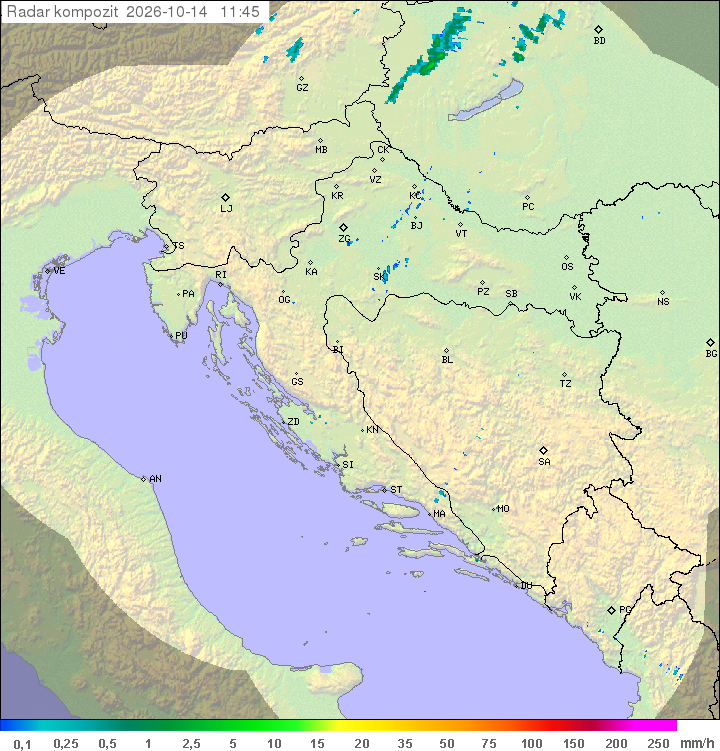 Padavine Hrvaška