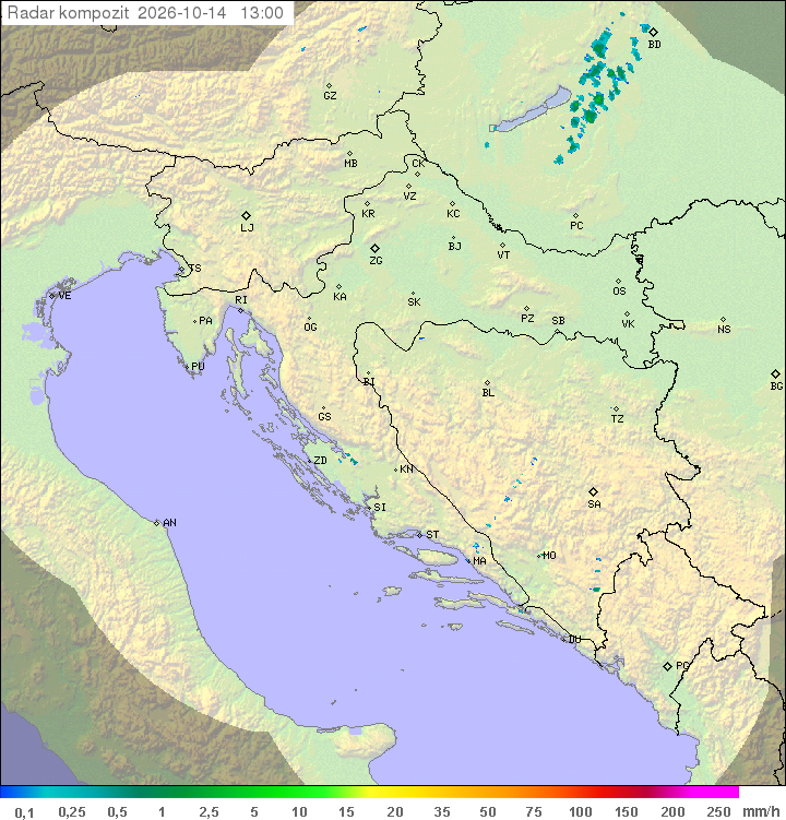 Padavine Hrvaška