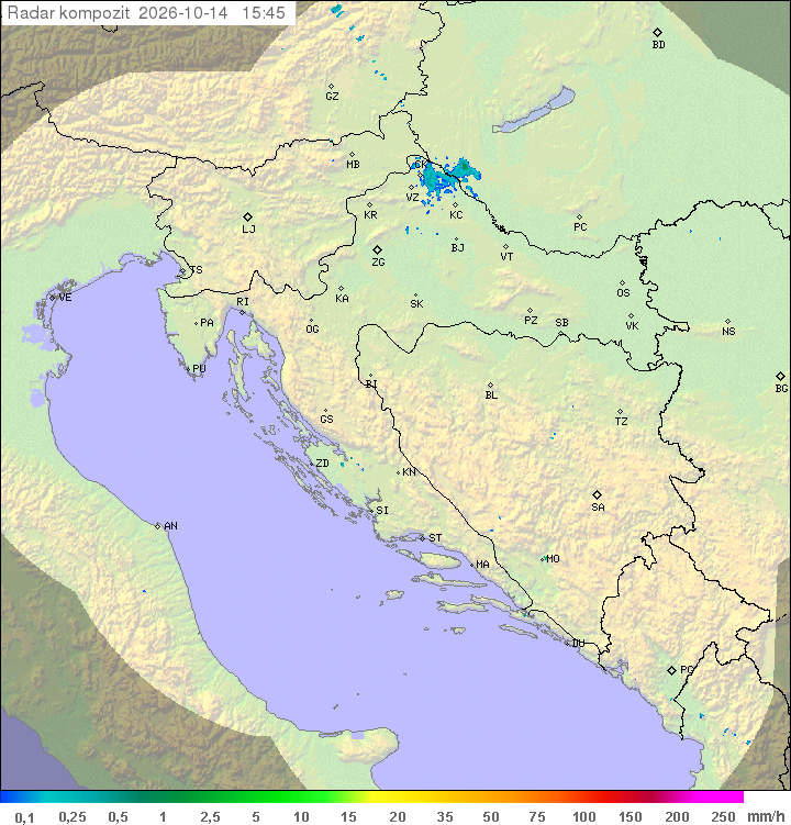 Padavine Hrvaška
