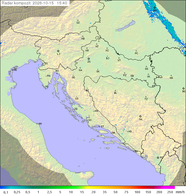 Padavine Hrvaška