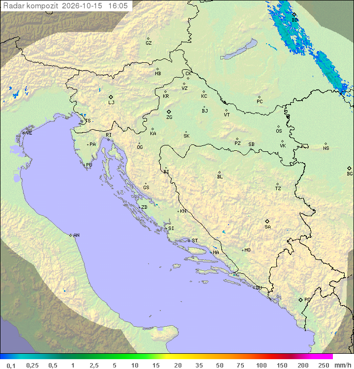 Padavine Hrvaška