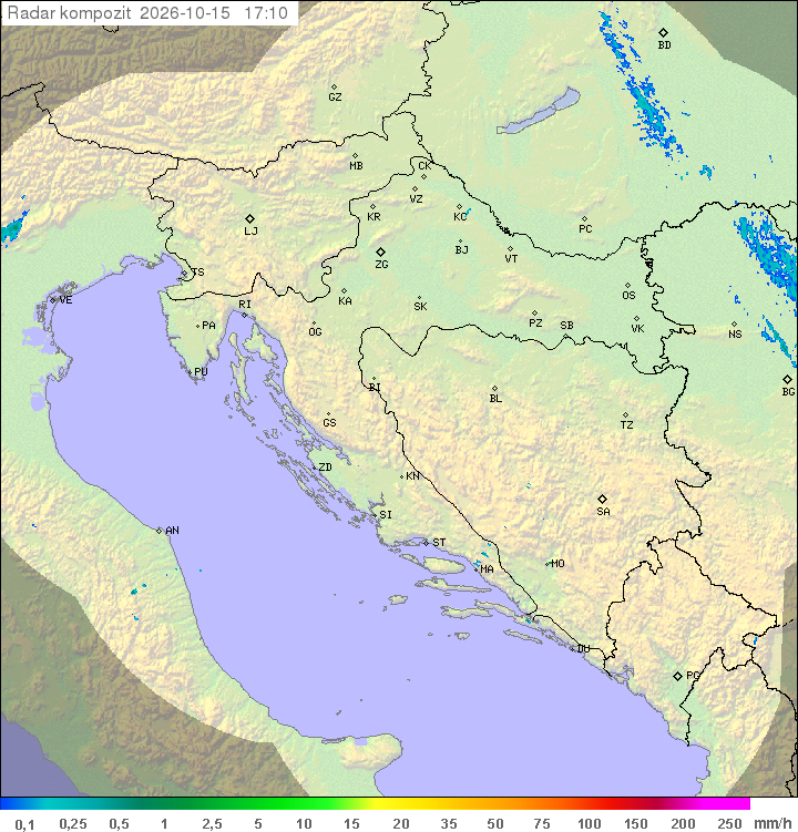 Padavine Hrvaška