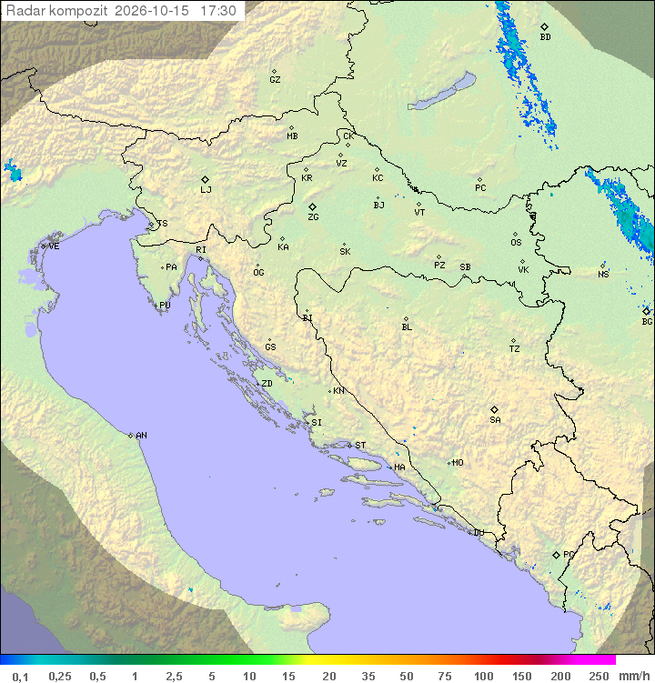 Padavine Hrvaška