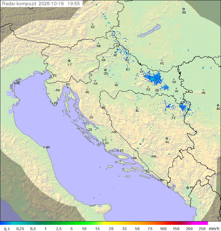 Padavine Hrvaška