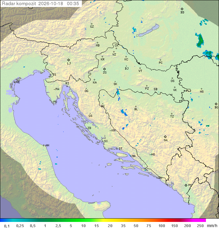 Padavine Hrvaška