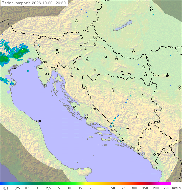 Padavine Hrvaška