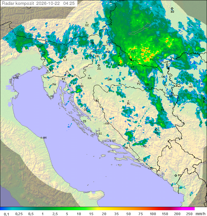 Padavine Hrvaška