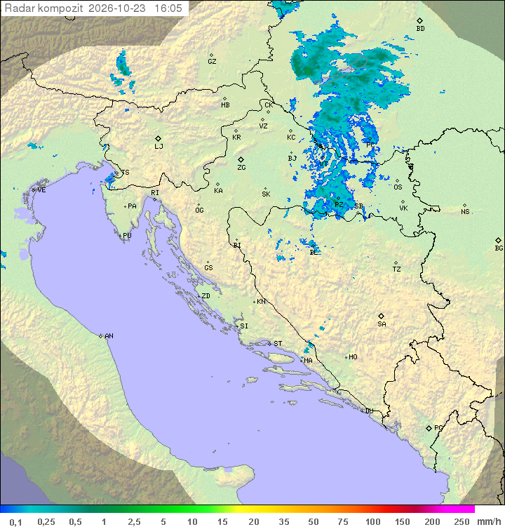 Padavine Hrvaška