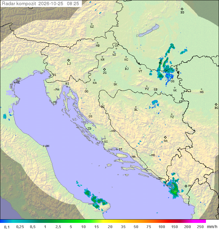 Padavine Hrvaška