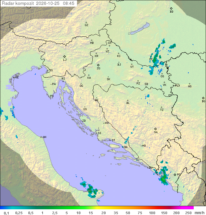 Padavine Hrvaška