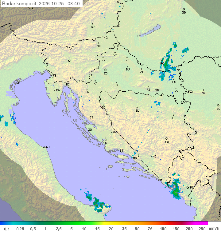Padavine Hrvaška
