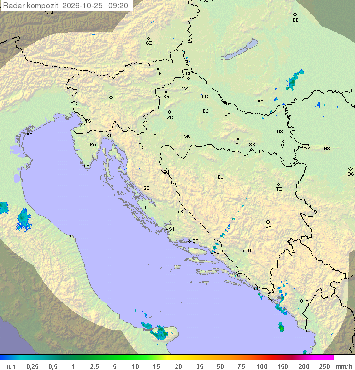 Padavine Hrvaška