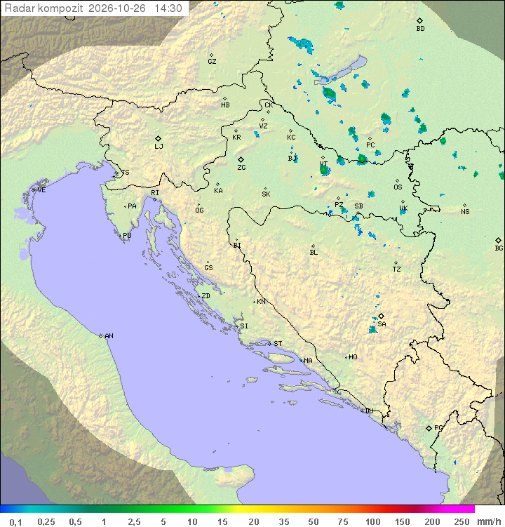 Padavine Hrvaška